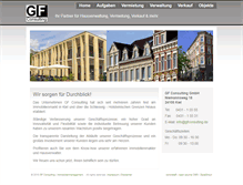 Tablet Screenshot of gfconsulting.de